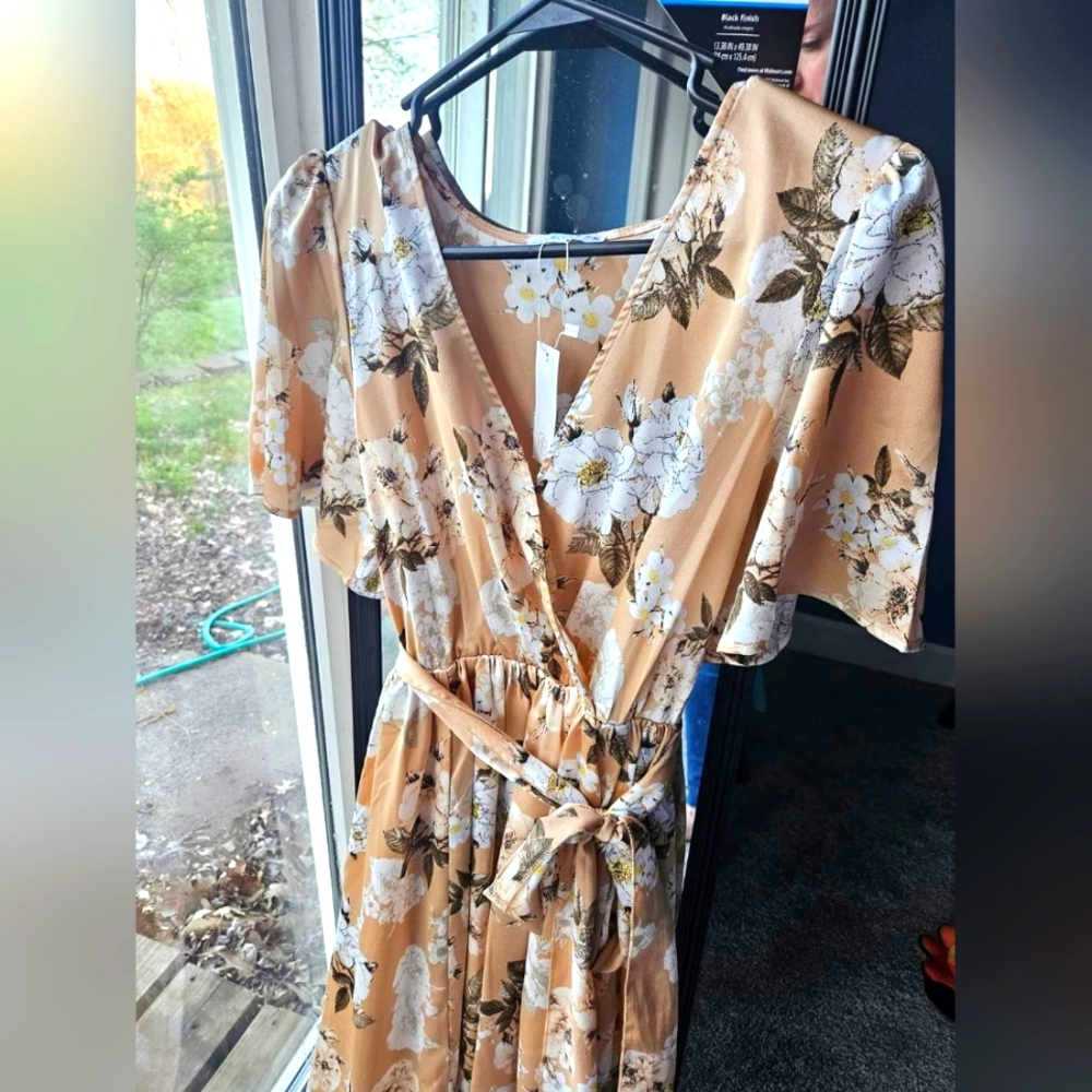 Baltic born size L maxi dress floral